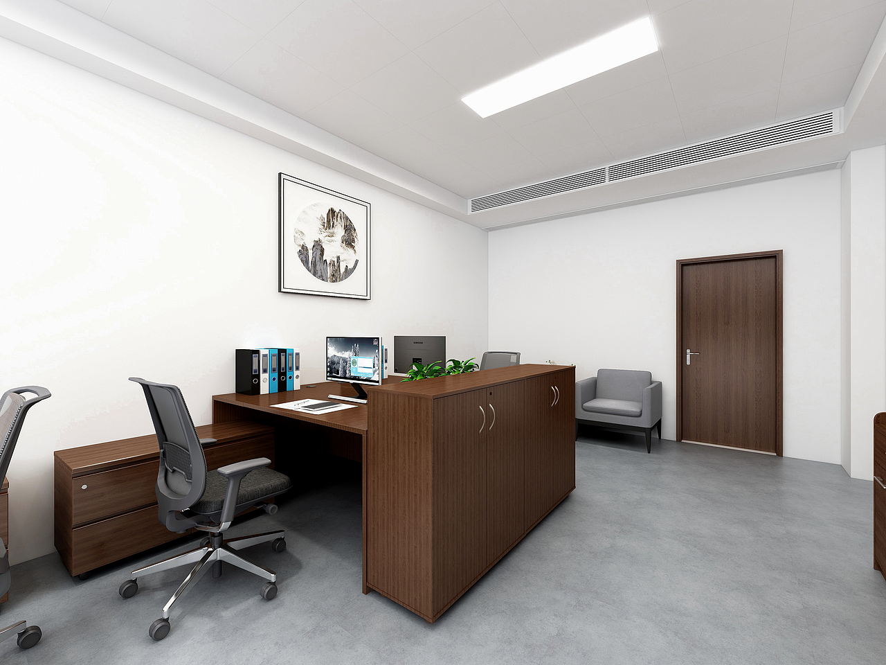 投资控股集团——办公室效果图（图ZMjU2Njk1MDky） - 商业空间设计 - 站酷设计师行动家韩炳森韩新原创素材 - 站酷ZCOOL