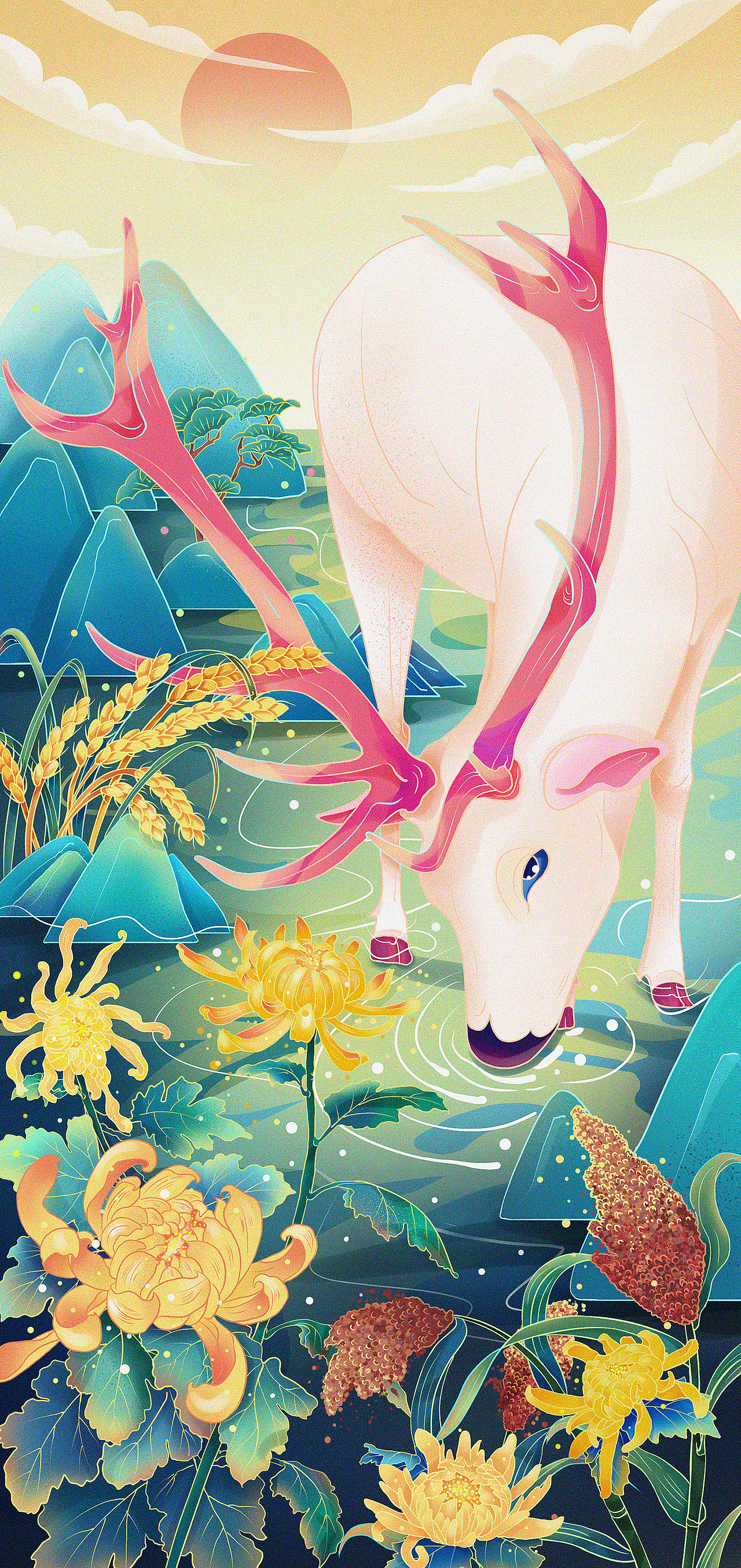 国潮插画系列（图ZMjgwMzAzNjcy） - 创作习作 - 站酷设计师熙夏原创素材 - 站酷ZCOOL