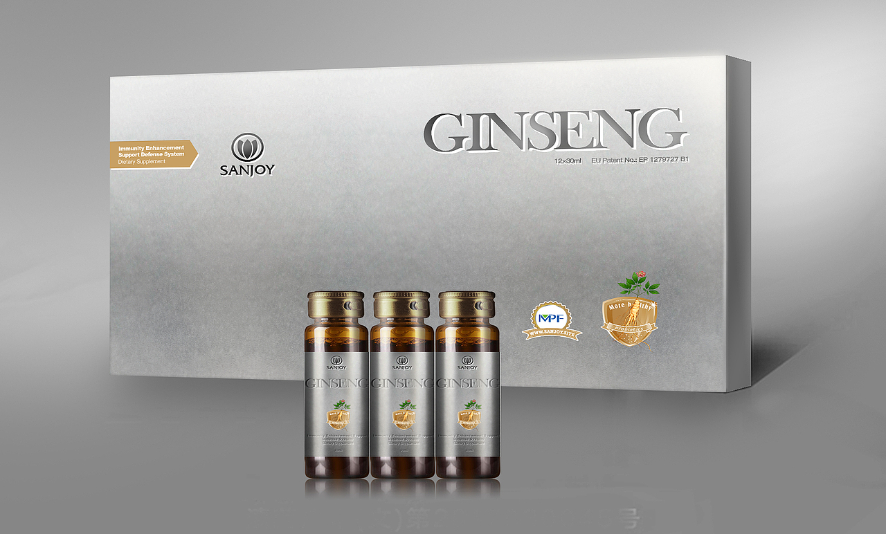 Ginseng（酵人参）-三株集团海外产品（图ZODg2Mzc4Njg=） - 包装 - 站酷设计师革斤济南原创素材 - 站酷ZCOOL