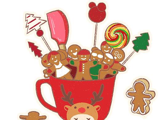 手繪食譜——可愛(ài)到舍不得吃的圣誕節(jié)姜餅人?。▊€(gè)人主頁(yè)-ZNDE2NTgwNTI=） - 創(chuàng)作習(xí)作 - 站酷設(shè)計(jì)師愛(ài)做夢(mèng)的小蛋蛋原創(chuàng)素材 - 站酷ZCOOL