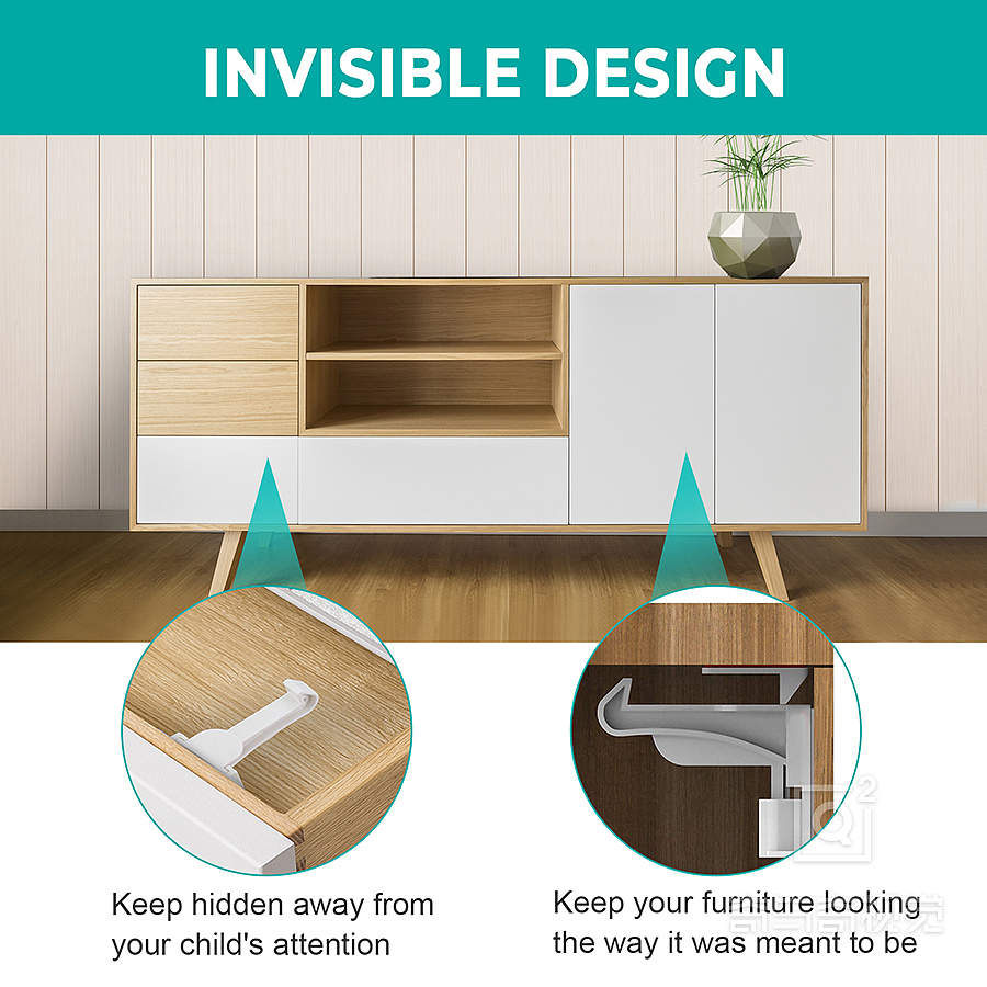 亚马逊儿童安全锁扣主图设计,亚马逊拍摄产品拍摄设计