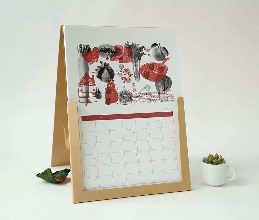 “时令物语”2016年台历设计