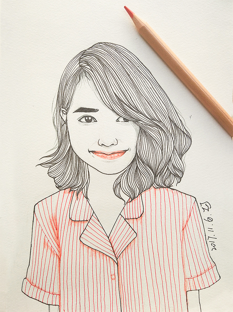 涂鸦小绘本——beautiful girl（图ZOTY3NjcxNTI=） - 创作习作 - 站酷设计师猪小静原创素材 - 站酷ZCOOL