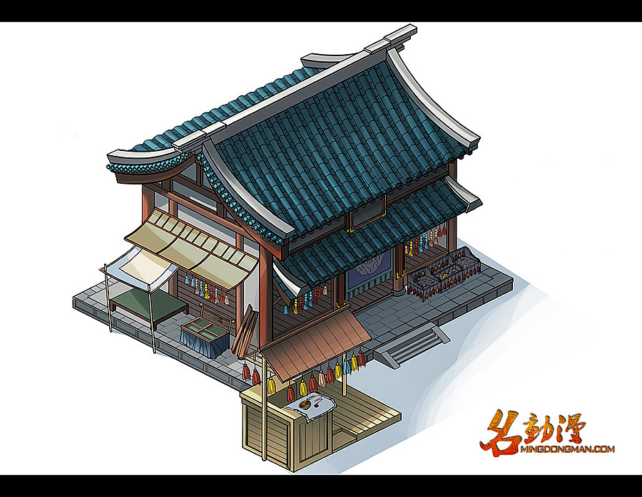 原画插画游戏动漫场景原画角色原画绘画