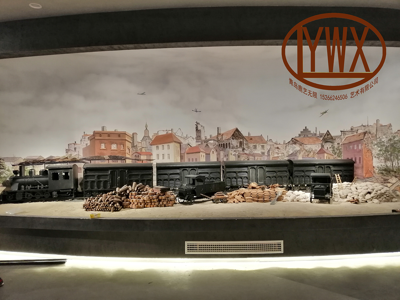 一战华工纪念馆造景创作