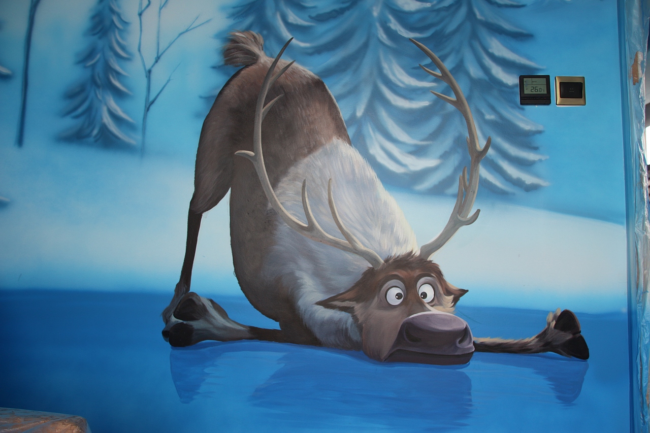 墙绘——冰雪奇缘