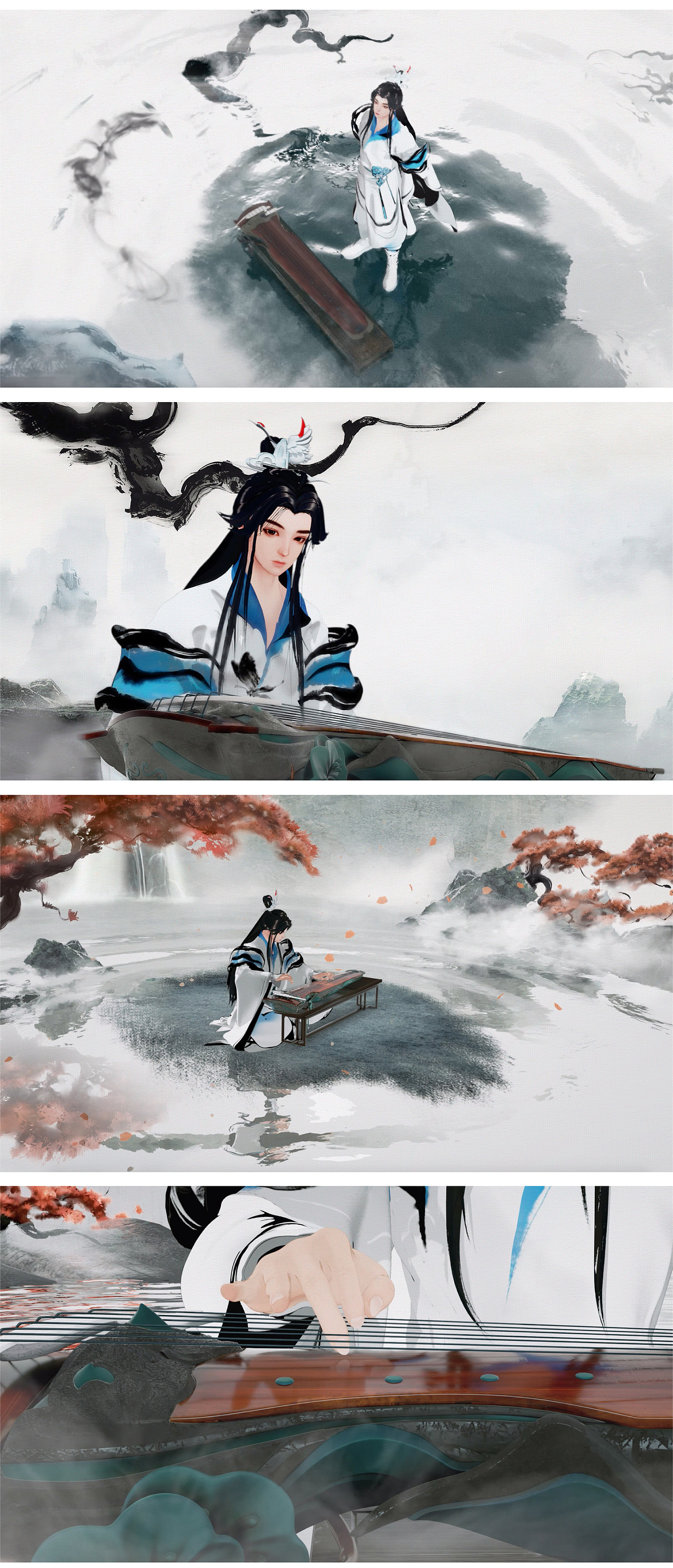 王者荣耀高山流水庄周皮肤动画