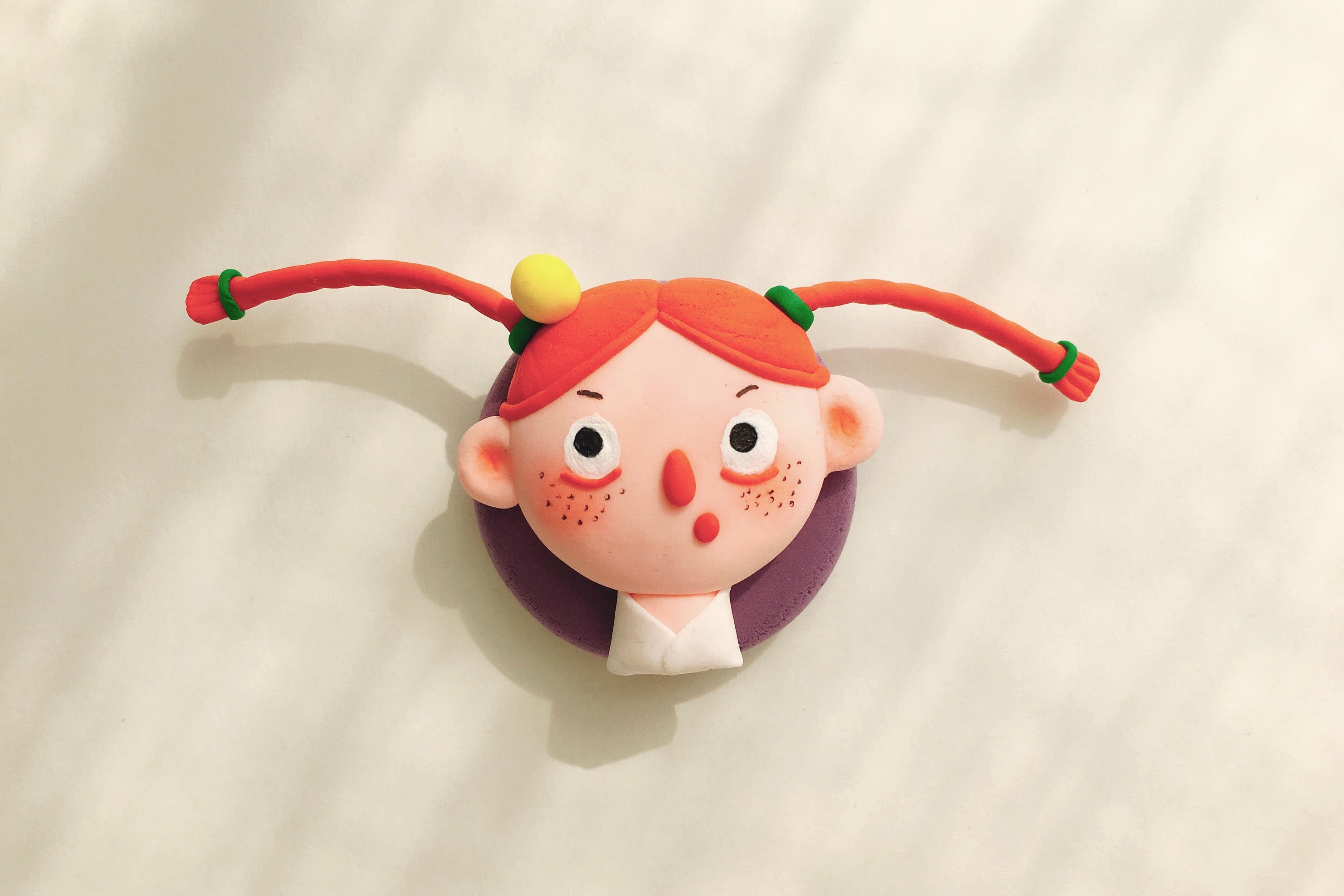 原创手工粘土冰箱贴