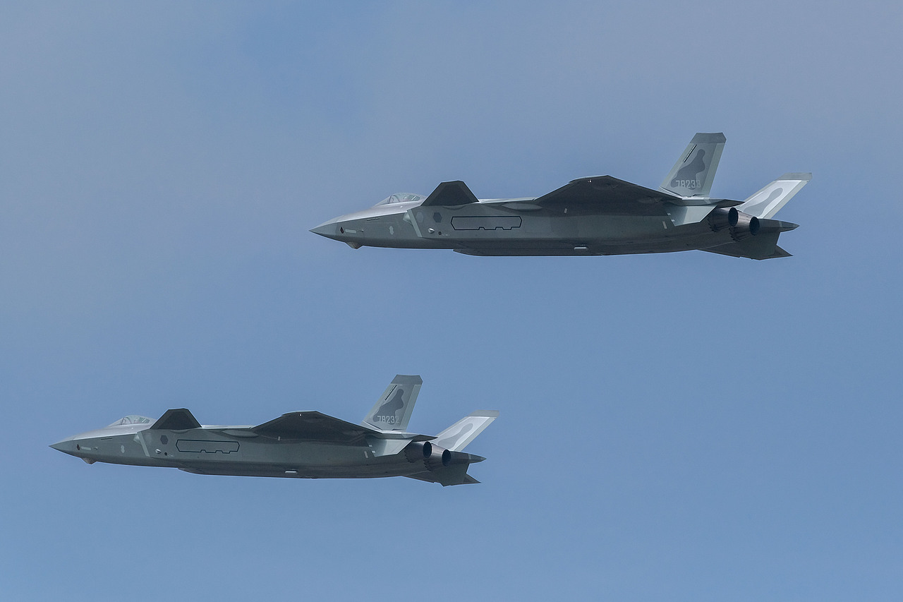 珠海航展打飞机