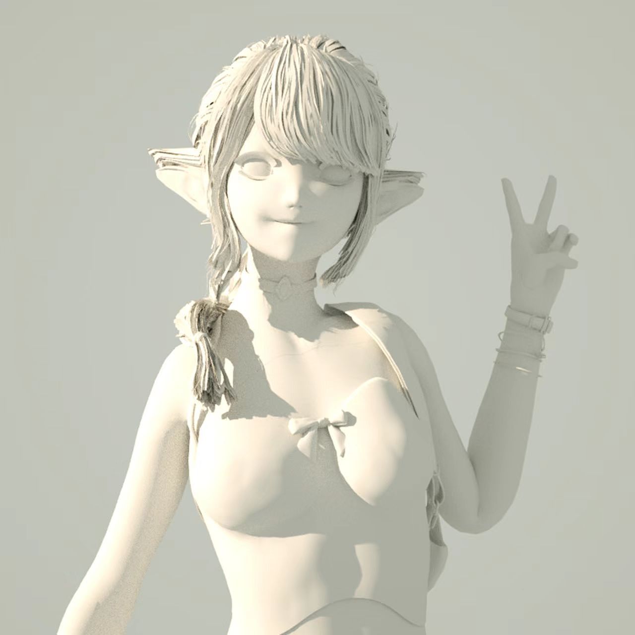 小可爱模型（图ZMzAwODQyMzA0） - 人物/生物 - 站酷设计师小白鸭DAZ原创素材 - 站酷ZCOOL