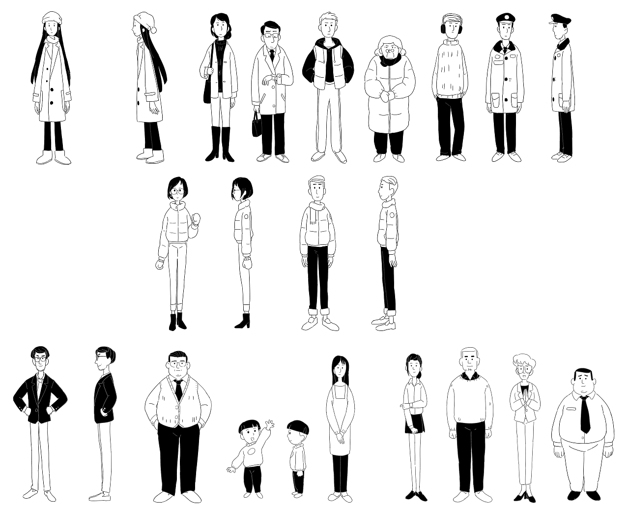 一些动画角色设计（图ZMTY3MDM5ODA0） - 概念设定 - 站酷设计师画画的马小贱原创素材 - 站酷ZCOOL