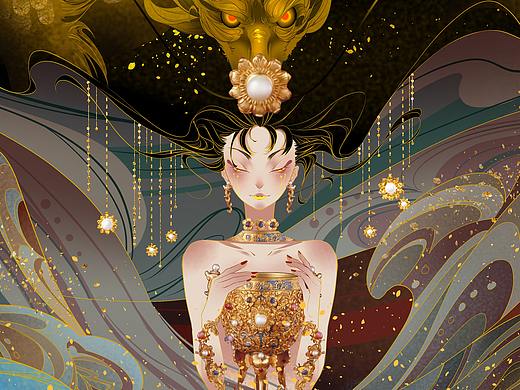 故宫文物插画创作