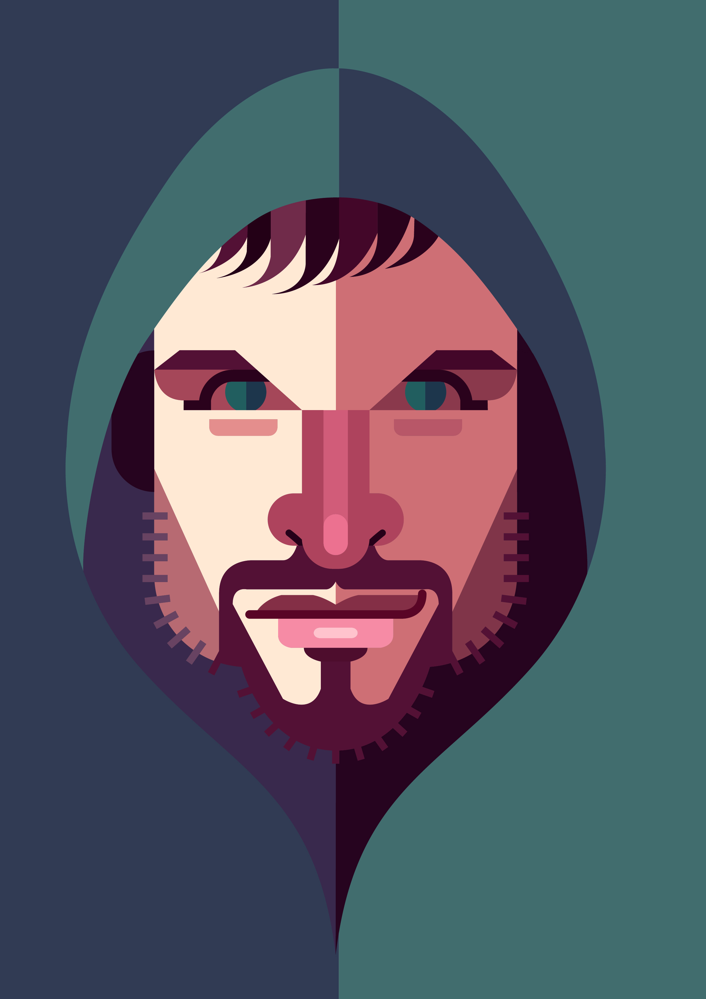 电影人物03|插画|商业插画|wen19900213 - 原创作品 - 站酷 (zcool)