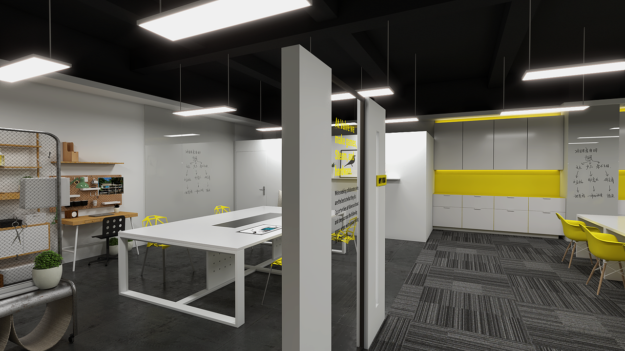 实验室学生区设计（图ZMTM1MzM1NTQ4） - 建筑/空间 - 站酷设计师小白lrc原创素材 - 站酷ZCOOL