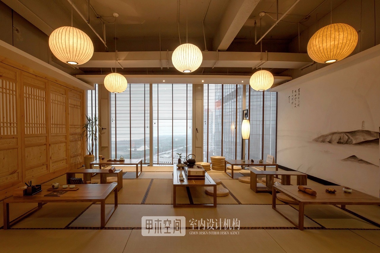 500㎡日式禅意瑜伽会所|空间|商业空间设计|甲木空间设计机构_原创