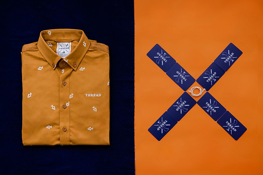 THREAD CLOTHING BRAND 品牌形象识别VI 設計应用製作