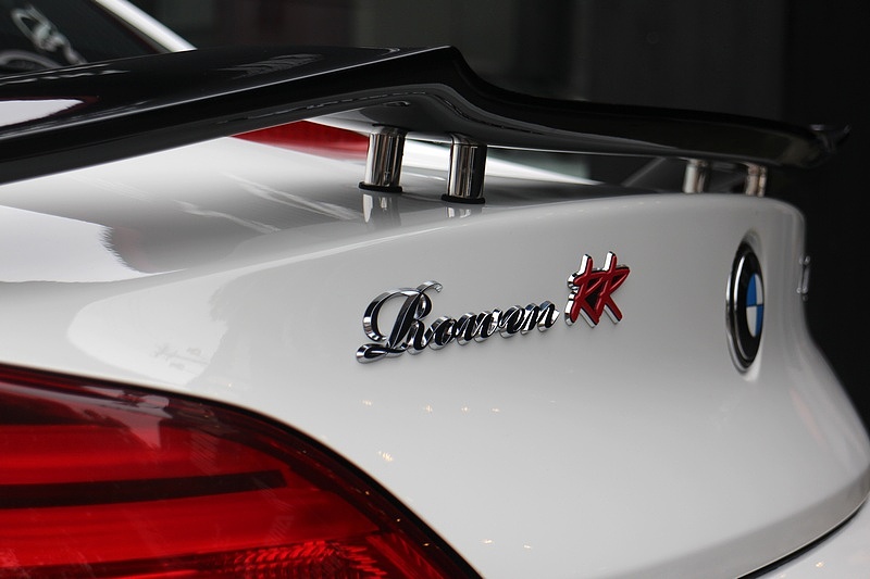 宝马Z4改装狼炎扰流尾翼定风尾箱盖包围保险杠轮眉