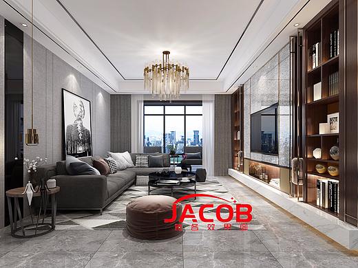 简约黑白灰优雅的最高境界（个人主页-ZNDU5MDcxOTY=） - 家装设计 - 站酷设计师效果图施工图1原创素材 - 站酷ZCOOL