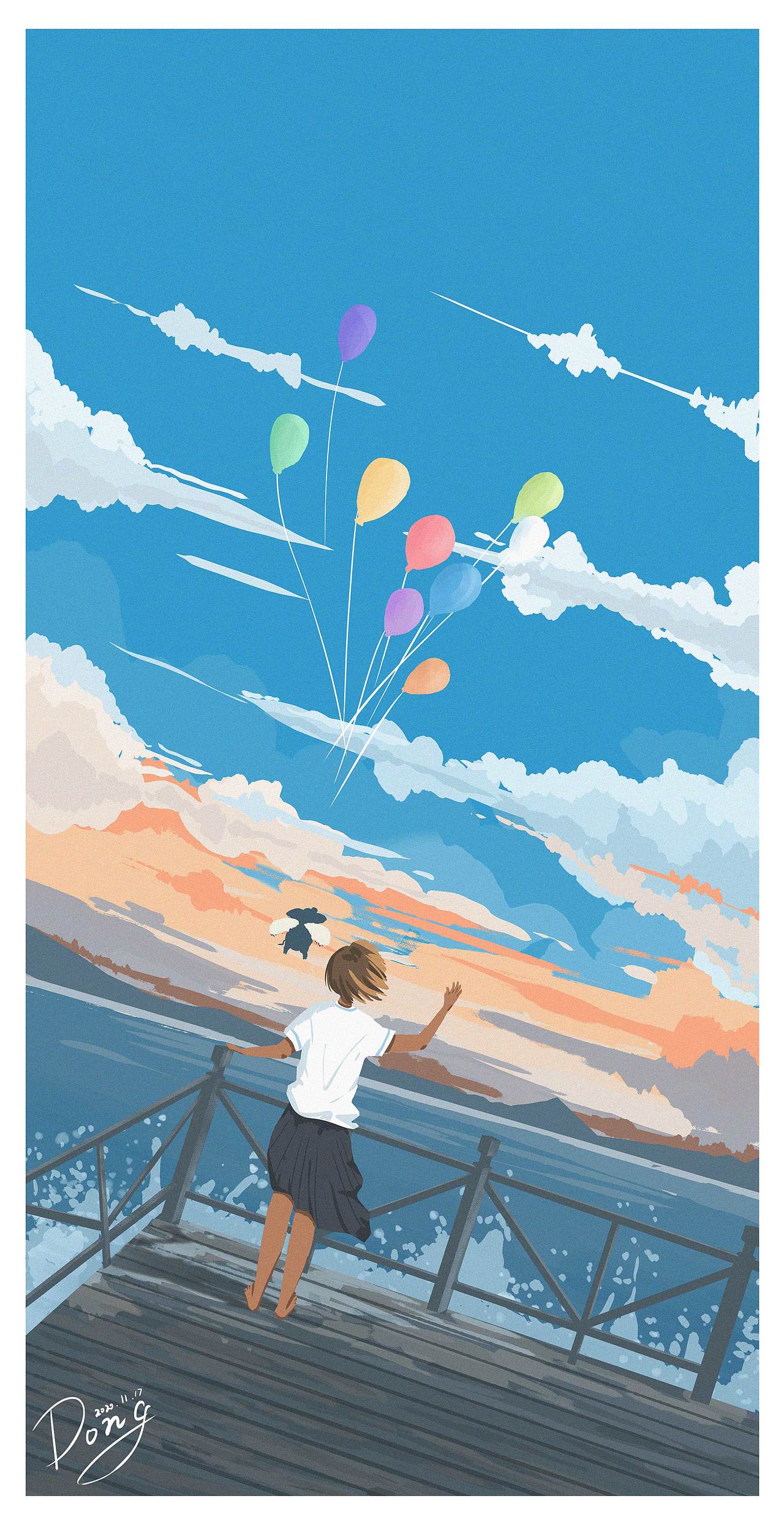 夏、海、女孩和小飞猪（图ZMjMyMjY1MjE2） - 创作习作 - 站酷设计师拉稀拉稀原创素材 - 站酷ZCOOL