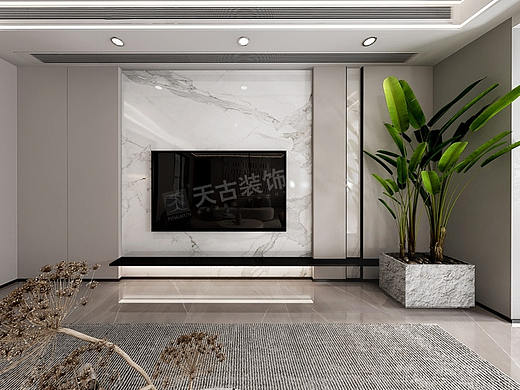 万科御澜道装修,现代简约风格设计,天古装修案例