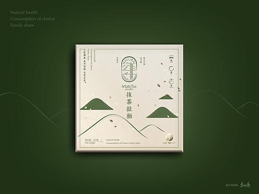 抹茶面条包装.知庚设计