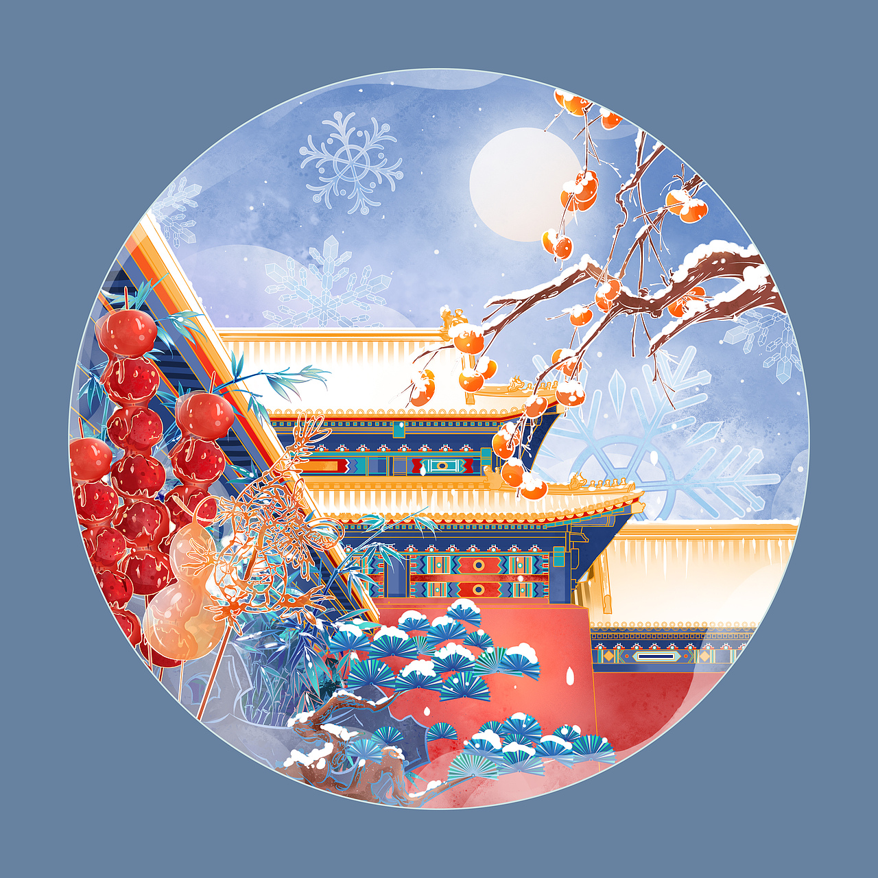 北京四季（图ZMjg5MjY4NzAw） - 商业插画 - 站酷设计师海尔斯原创素材 - 站酷ZCOOL
