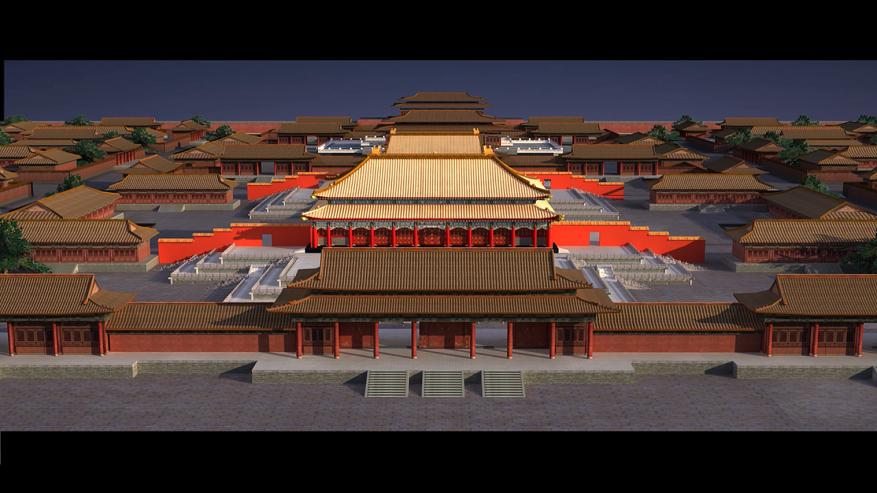 北京故宫3d可转全景图图片