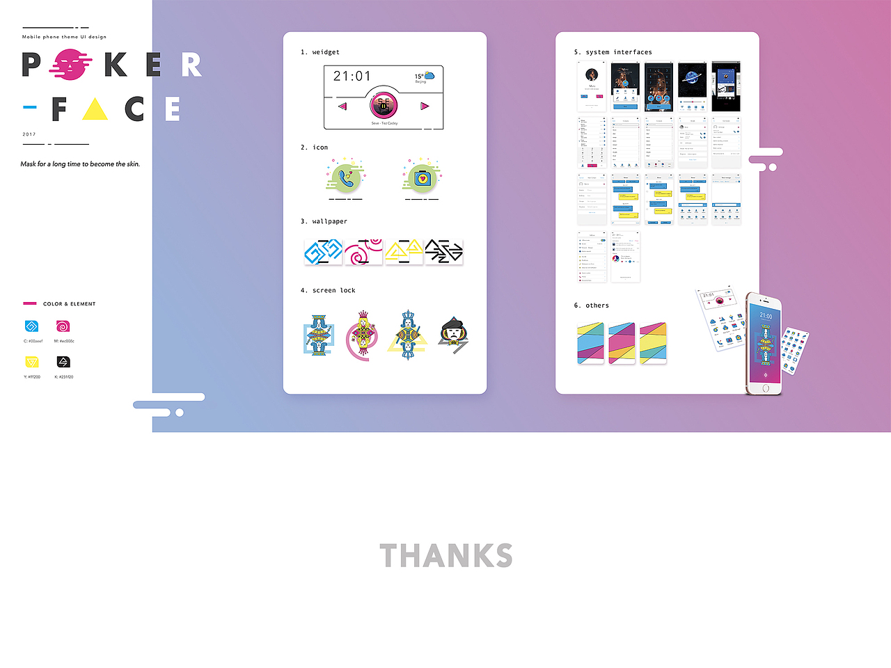 《 Poker Face 》移动设备主题UI设计（图ZODk3MTcwNzI=） - 主题/皮肤 - 站酷设计师Bauu原创素材 - 站酷ZCOOL