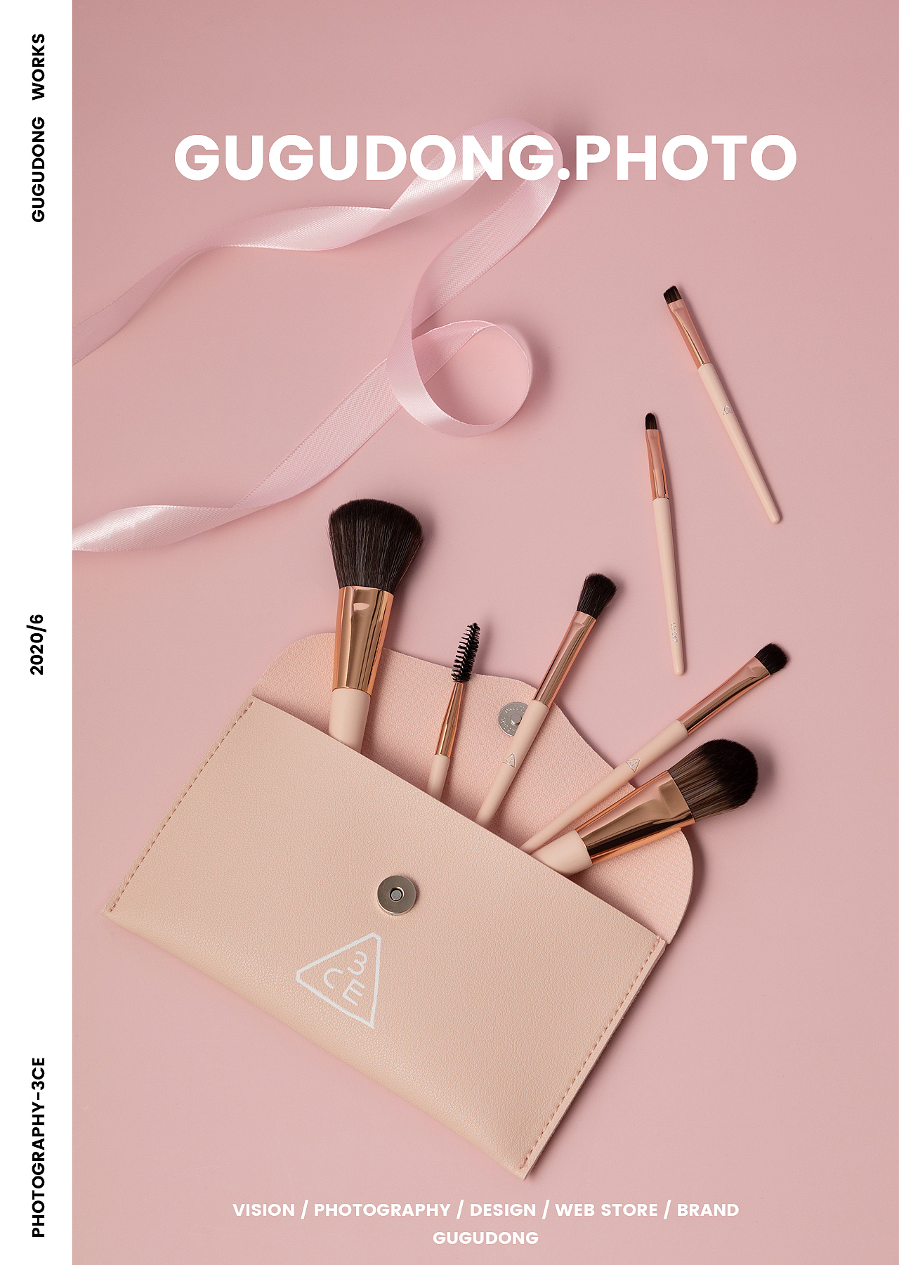 咕咕东✕3CE丨化妆刷摄影-蜂蜜杏子（图ZMjE0NjYyMDg0） - 产品摄影 - 站酷设计师咕咕东摄影原创素材 - 站酷ZCOOL