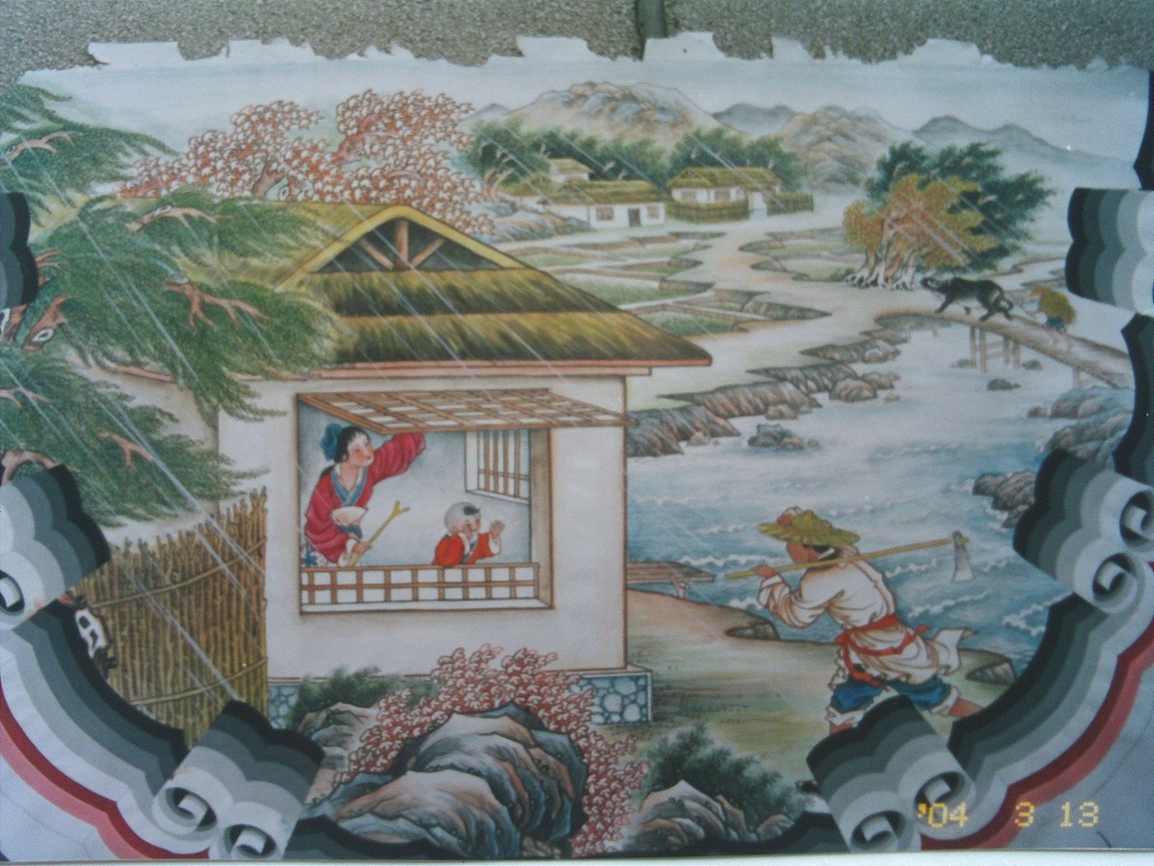 工笔彩绘《颐和园耕织图》（图ZMjQ2Mjk0OTQ0） - 绘画 - 站酷设计师梁皓润知文化原创素材 - 站酷ZCOOL