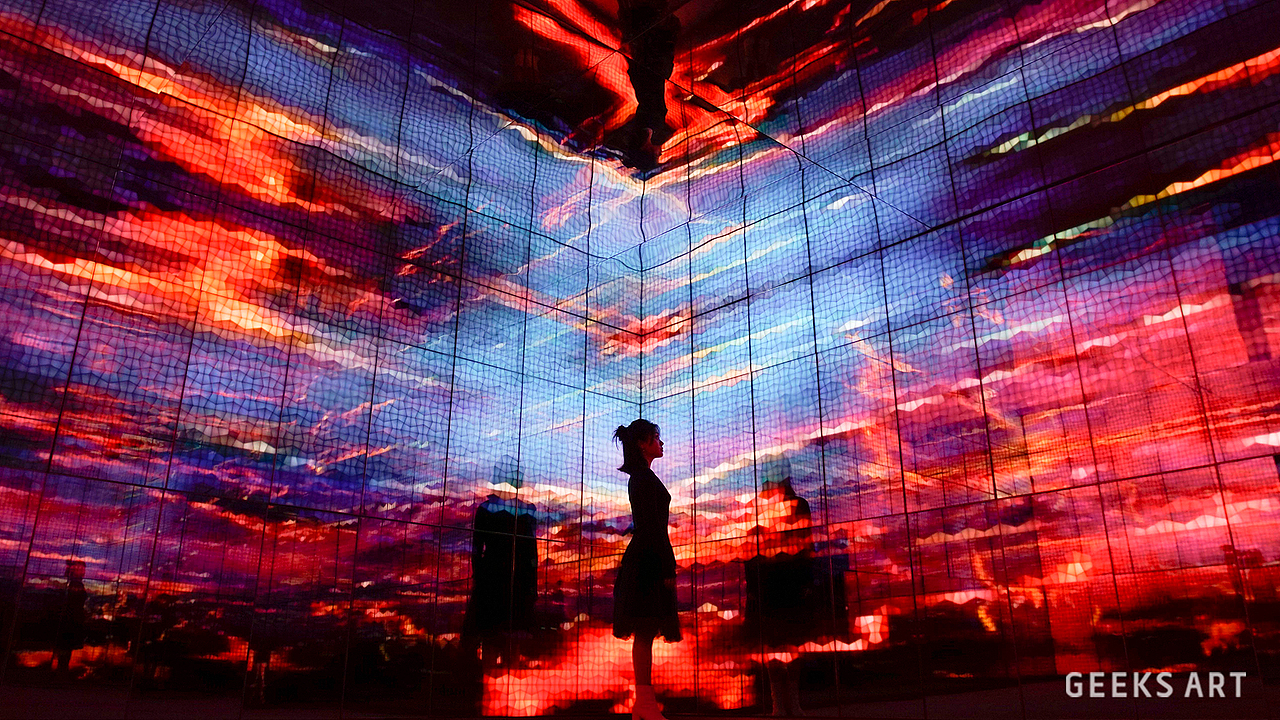 新媒体数字艺术装置:「无相之象 less ego is more」