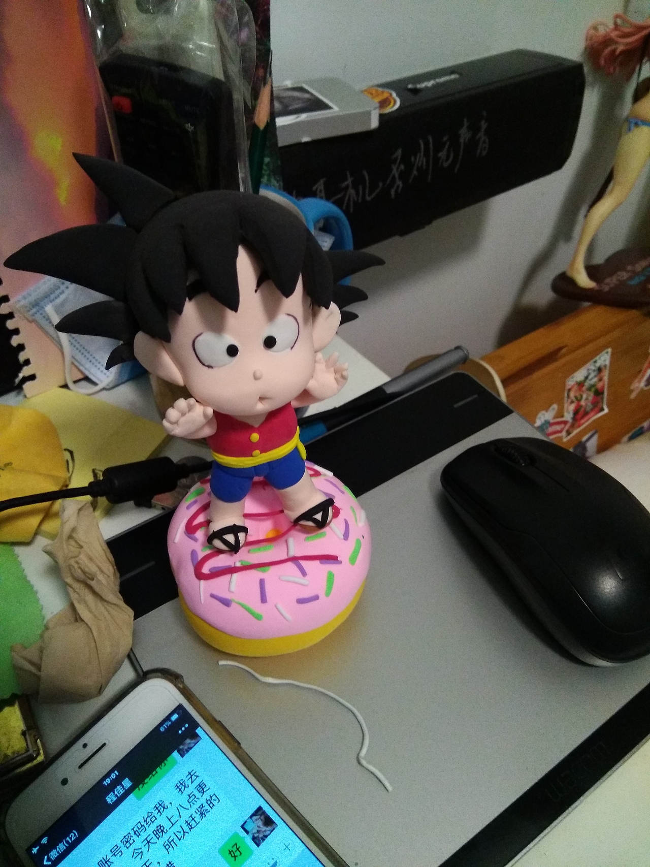 我捏的粘土作品