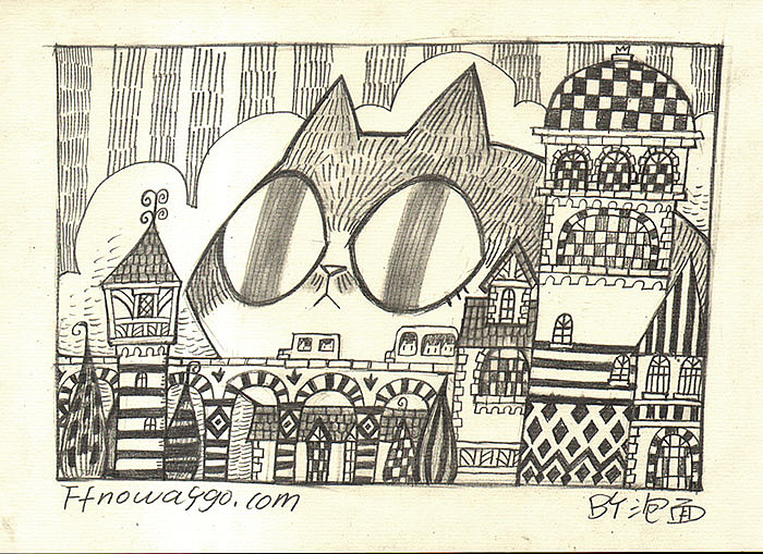 身边的猫咪,一套铅笔涂鸦，希望大家喜欢（图ZMTIwMzE4ODQ=） - 创作习作 - 站酷设计师还是一碗泡面原创素材 - 站酷ZCOOL