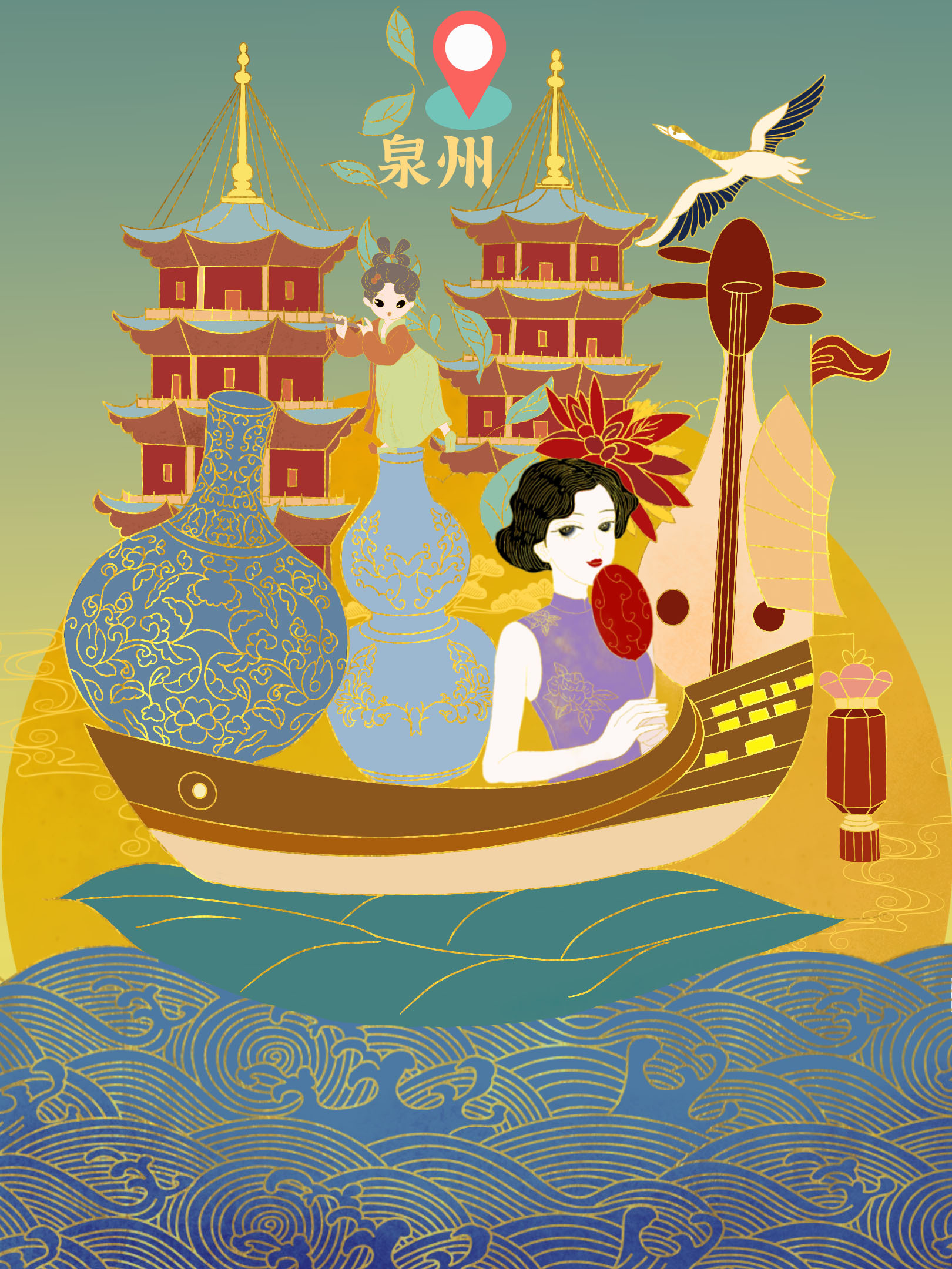 海上丝绸之路·系列海报