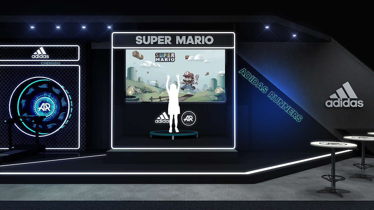 adidas AR展示