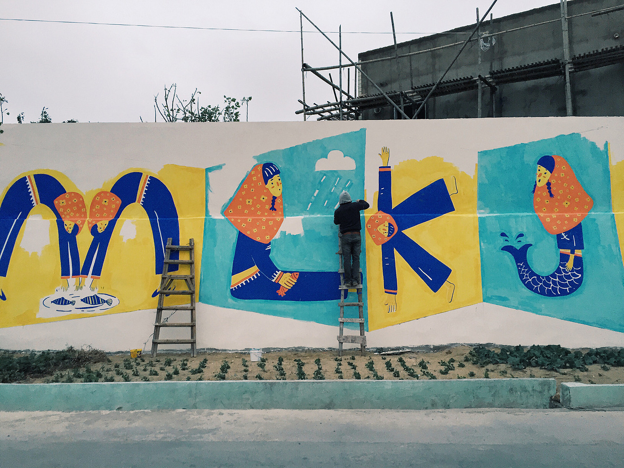 惠安女26个字母墙面涂鸦（图ZNDEyOTc2MTY=） - 商业插画 - 站酷设计师闹米原创素材 - 站酷ZCOOL