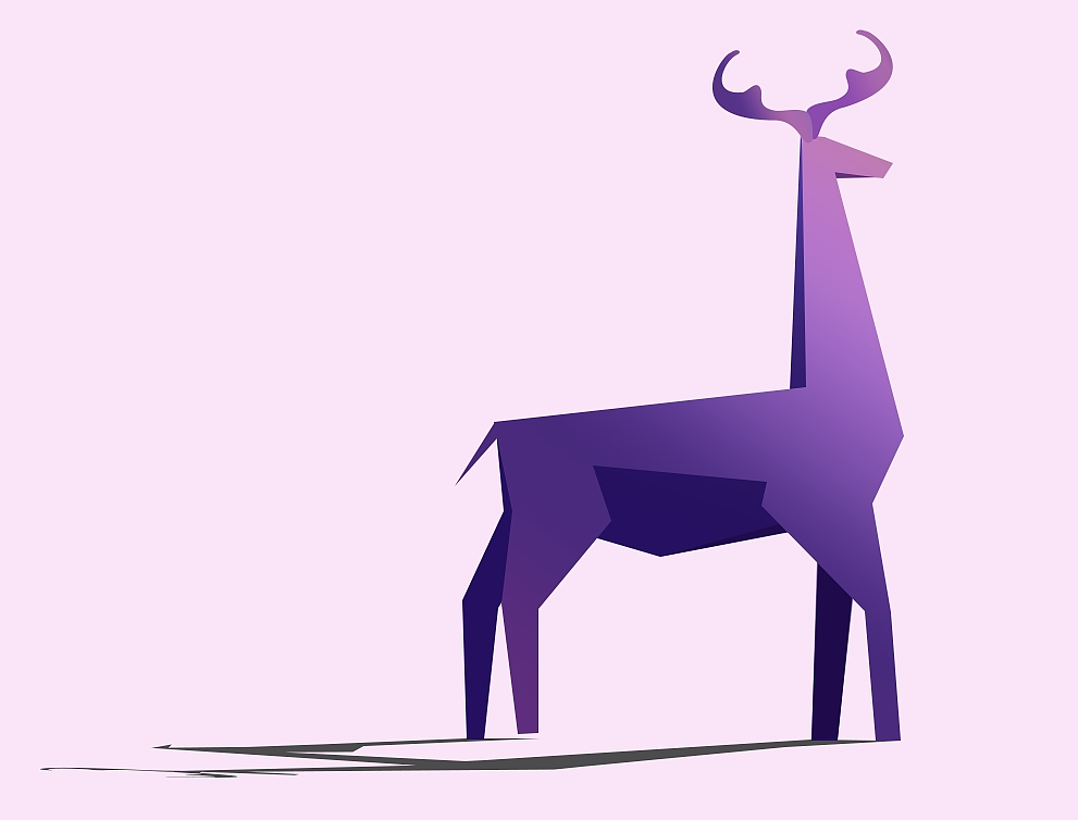 Deer（图ZNTI5Nzc5MDg=） - 其他平面 - 站酷设计师坚强的Wall_E原创素材 - 站酷ZCOOL