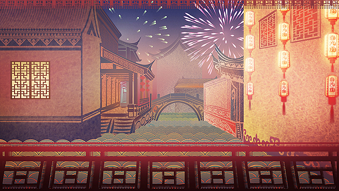 台儿庄古城 春节MV 剪纸皮影风