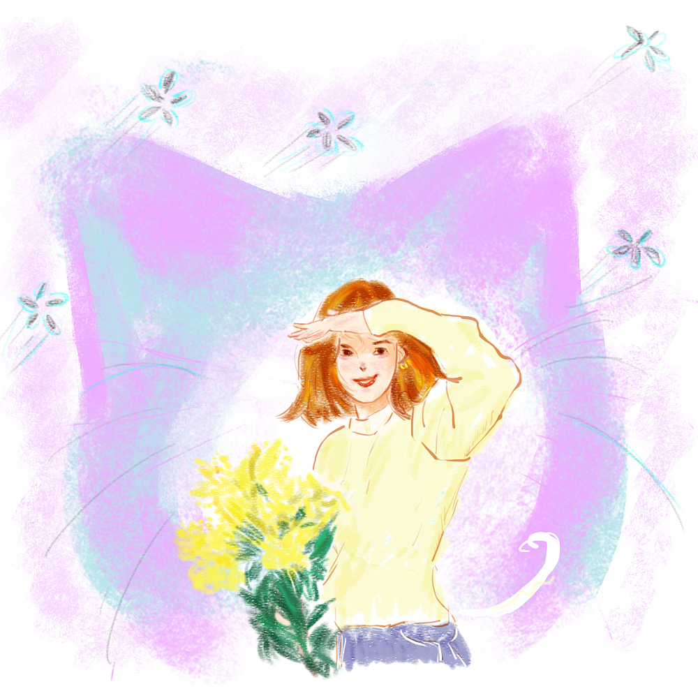 原创插画1 | 少女与晴