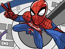 蜘蛛俠Ai插畫(huà)