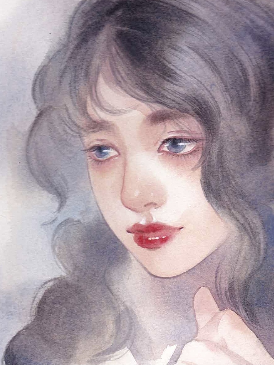 【水彩人物插画】本月随笔（图ZMjYyODQ2MjY4） - 创作习作 - 站酷设计师简熹原创素材 - 站酷ZCOOL