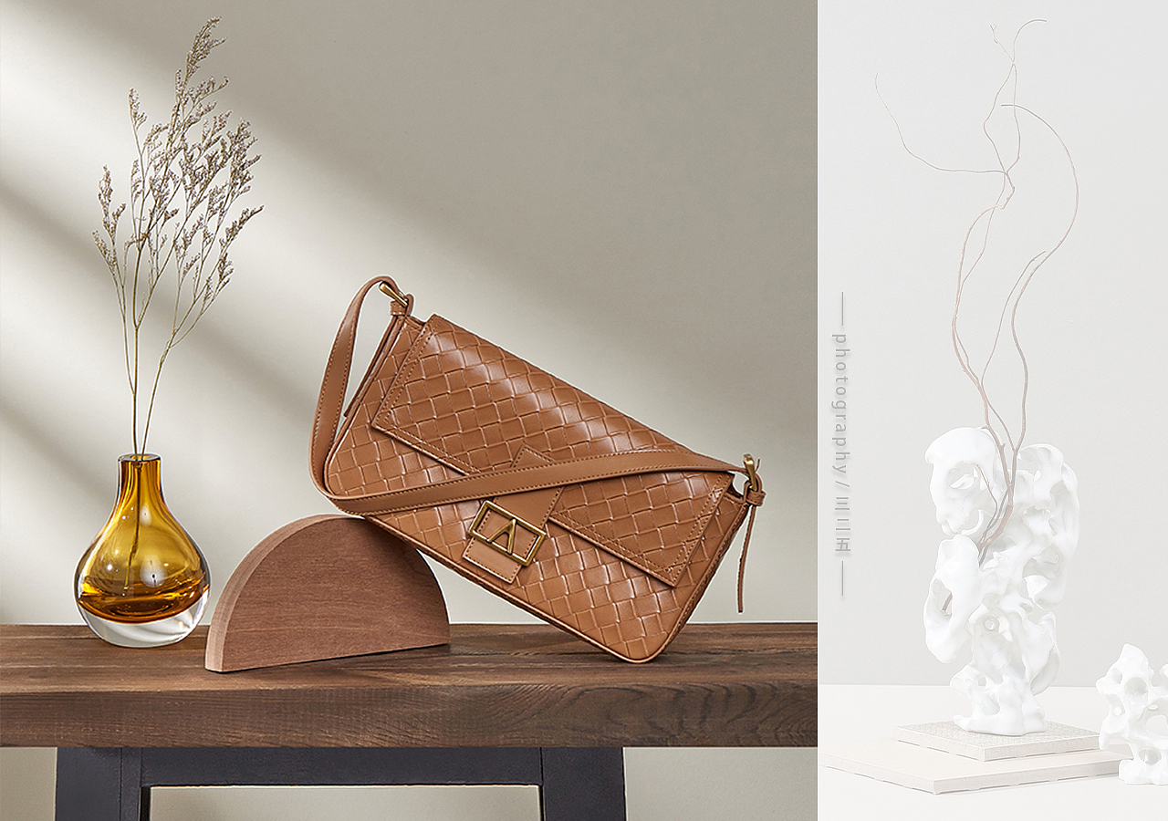 百思图女包┃三二五作品集 ┃ 静物场景图（图ZMjI2MTM1MDIw） - 产品摄影 - 站酷设计师三二五视觉原创素材 - 站酷ZCOOL