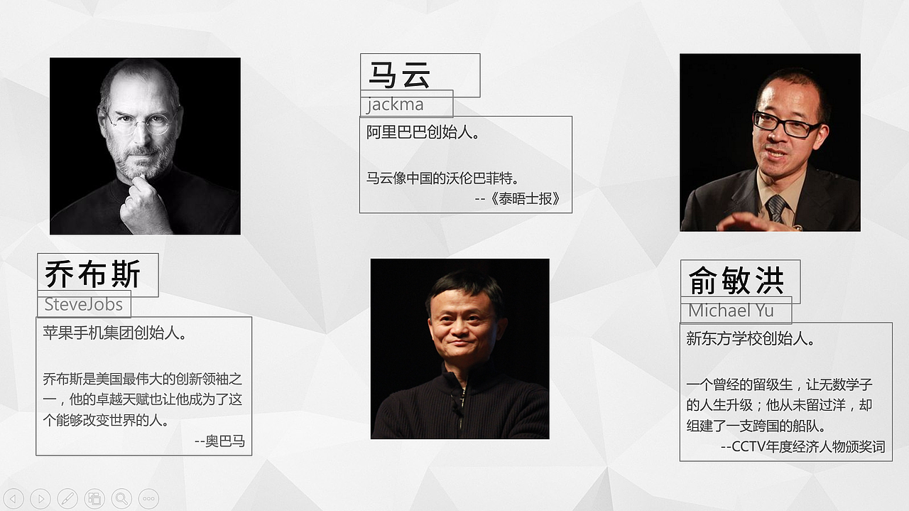文艺心态PPT清新小资