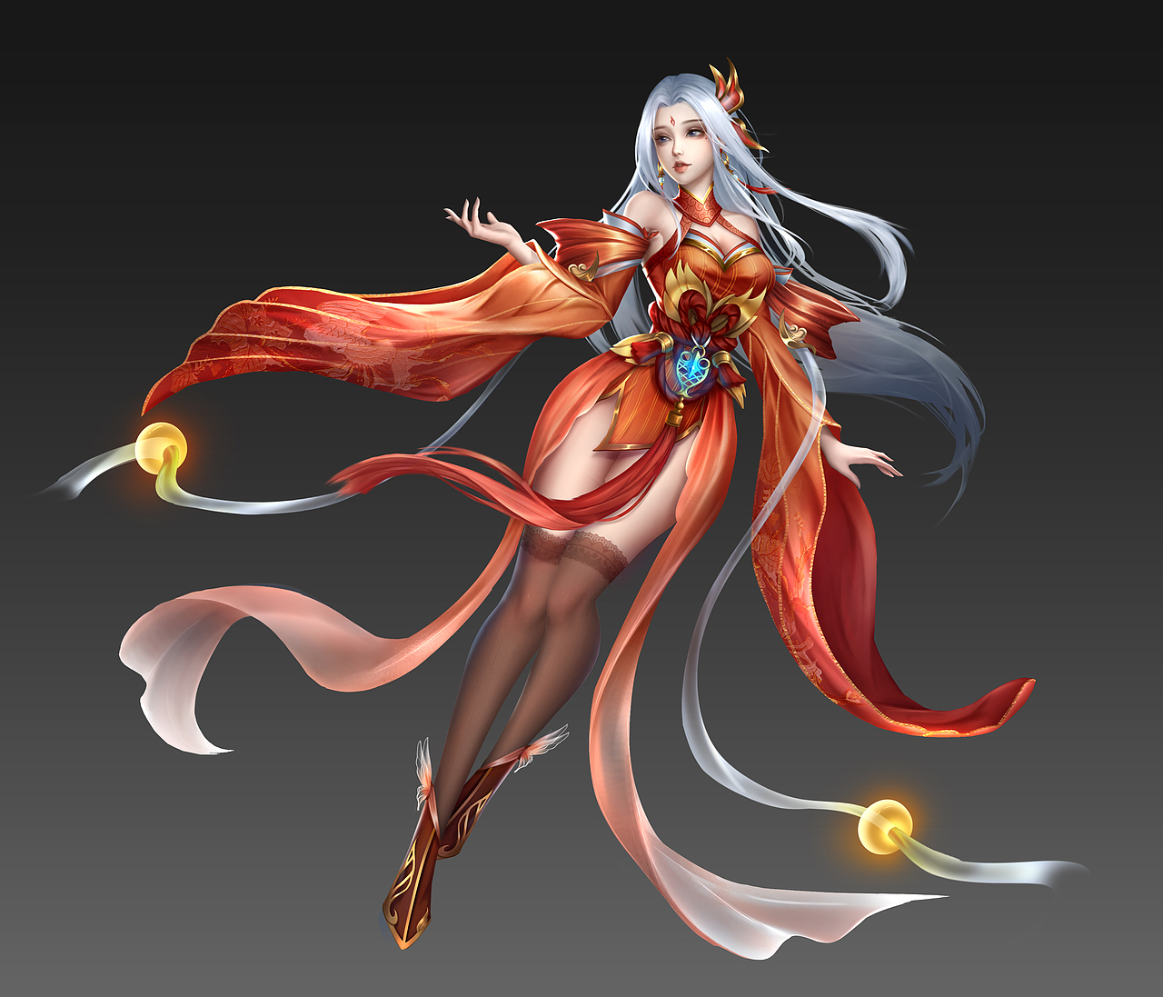 锦鲤时装（图ZMjgxNDA1ODgw） - 游戏原画 - 站酷设计师康康_Rimbaud原创素材 - 站酷ZCOOL