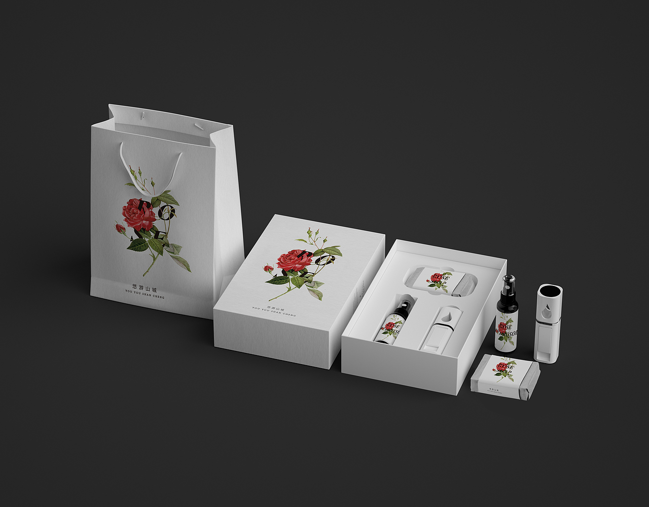 玫瑰花露（圖ZMTc2NjU5Mjk2） - 包裝 - 站酷設(shè)計(jì)師任逸夫原創(chuàng)素材 - 站酷ZCOOL