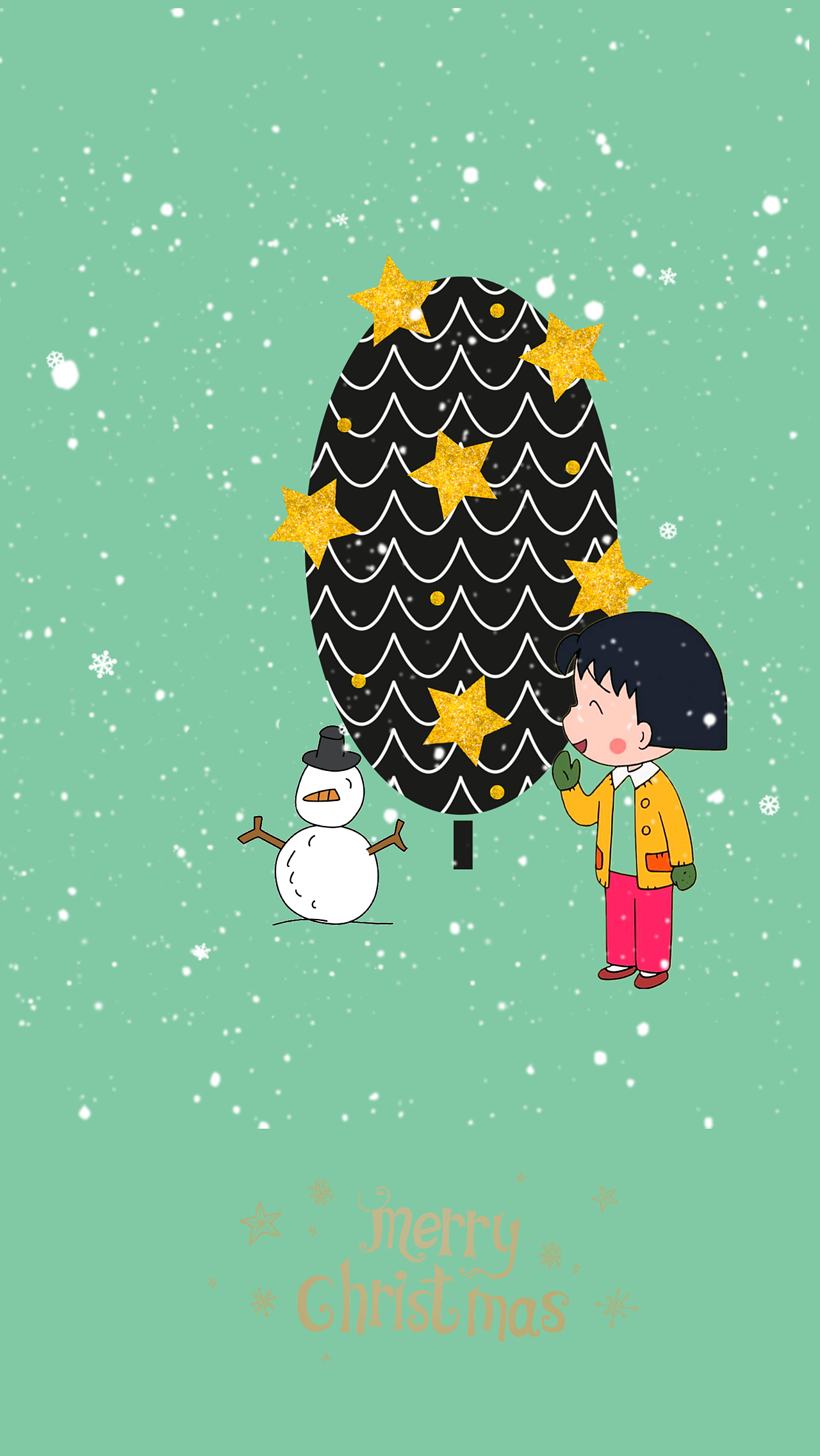 圣诞将至，小丸子说要快乐吖（图ZMTkwNTQ2ODcy） - 其他 - 站酷设计师Wiwe原创素材 - 站酷ZCOOL