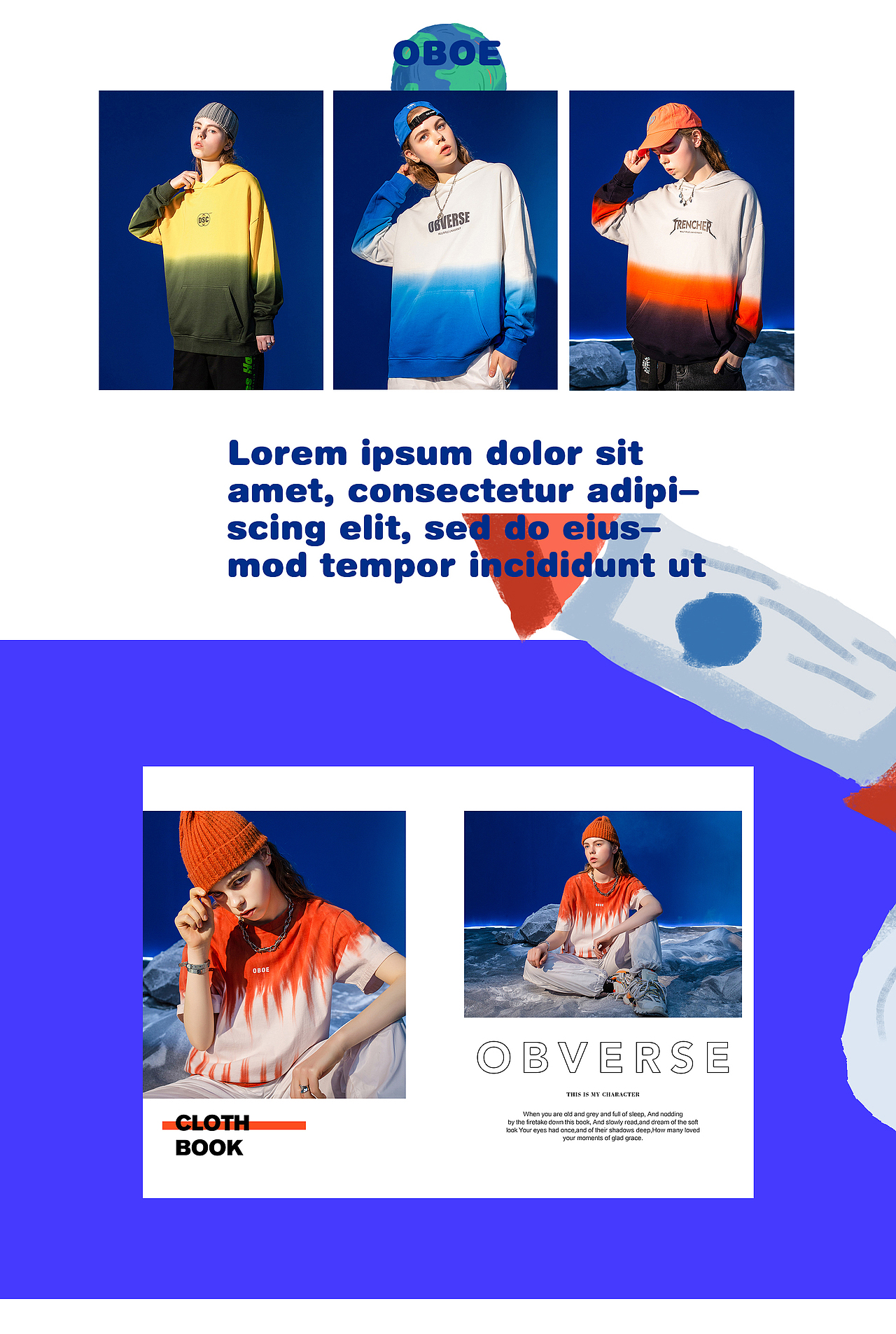 oboe原创品牌（图ZMjA1OTg5MjI0） - 休闲/流行服饰 - 站酷设计师五香茶叶蛋原创素材 - 站酷ZCOOL