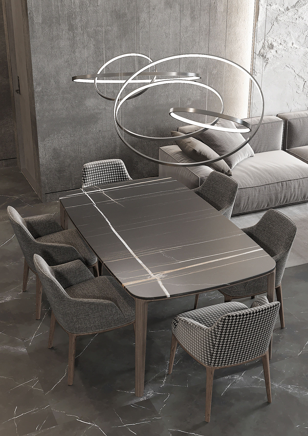 高级灰 水泥色的极致运用（图ZMjQ2NzY3NDM2） - 家装设计 - 站酷设计师小小冰8025原创素材 - 站酷ZCOOL