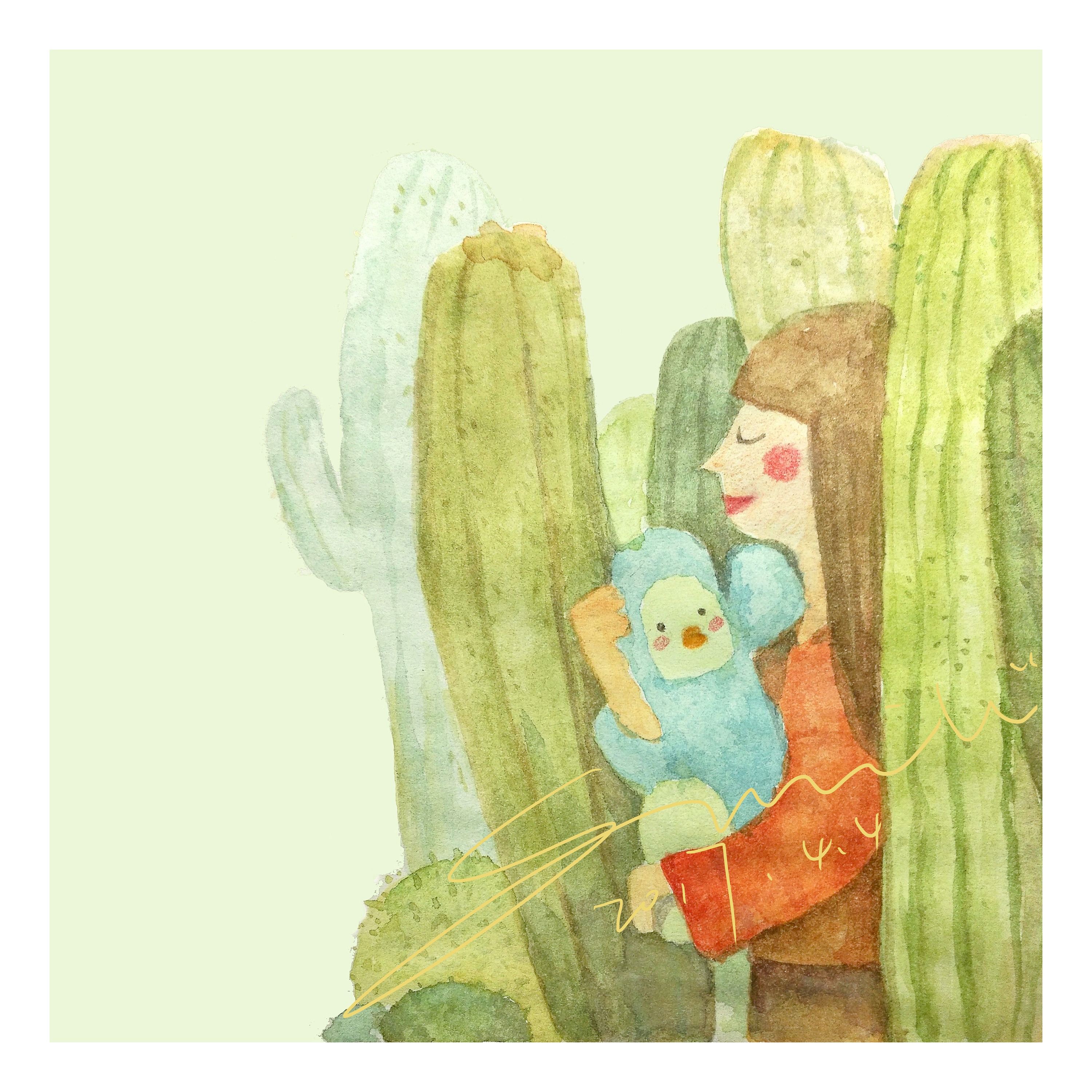 原创作品:爱仙人掌的人儿啊