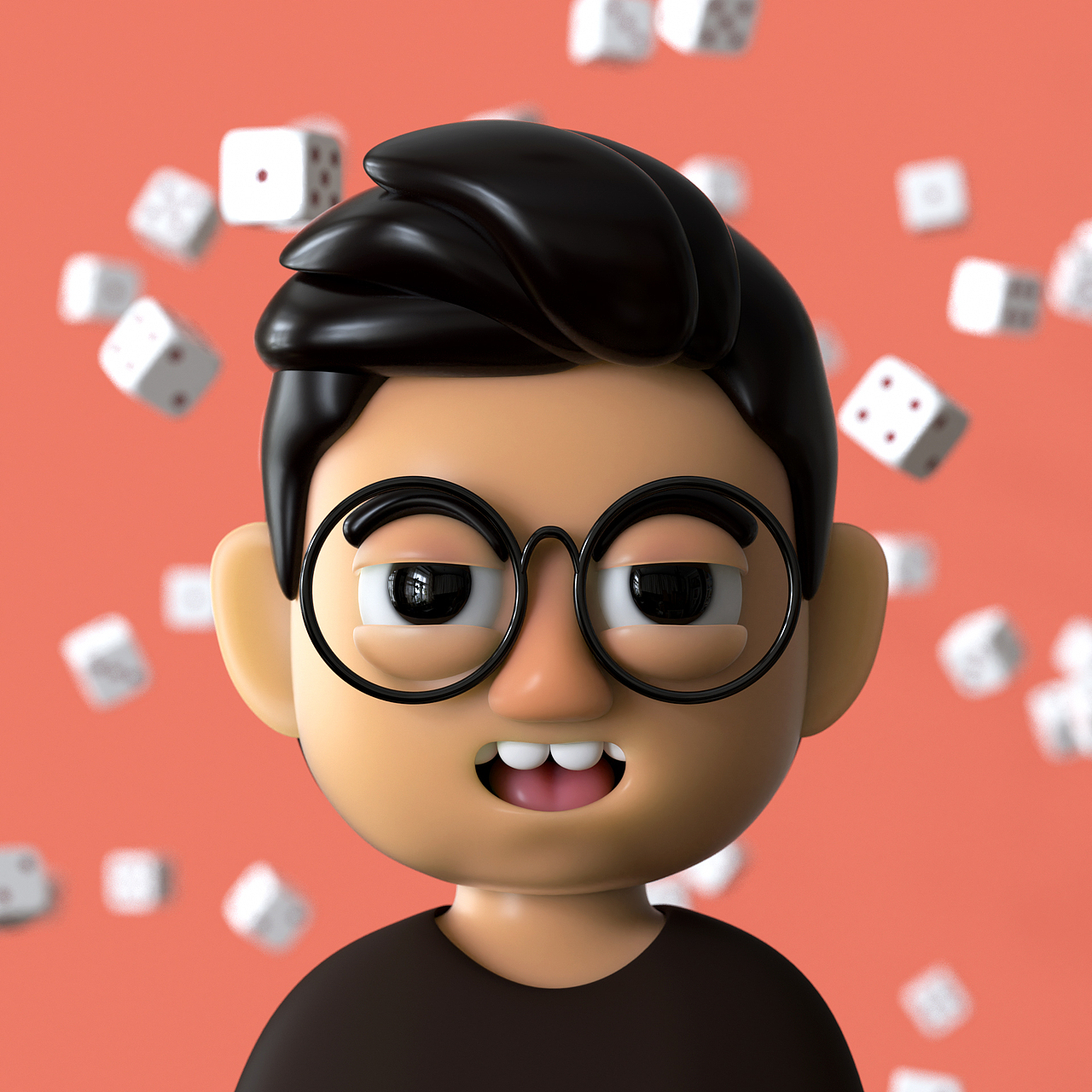 人物卡通头像(c4d)